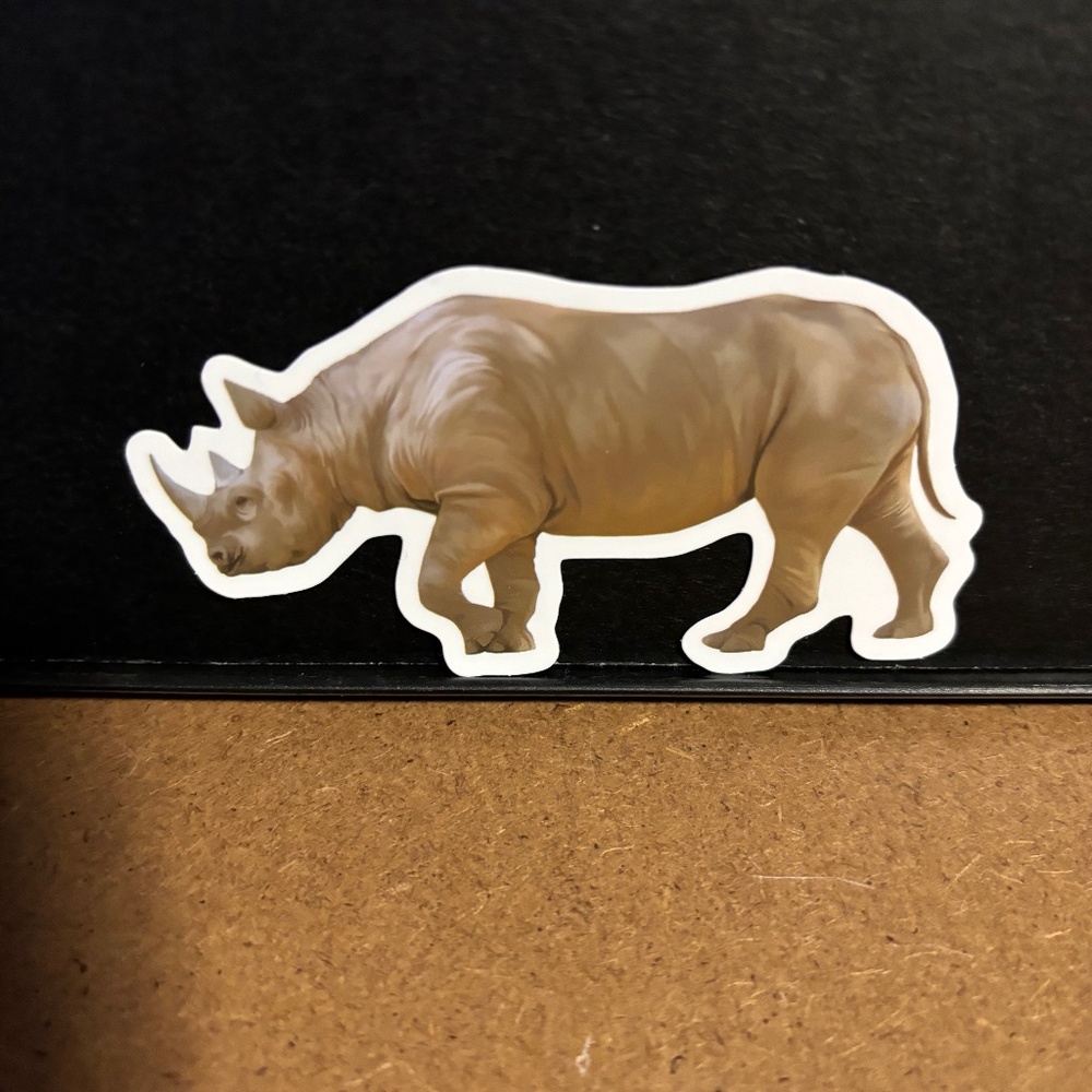RHINO STICKER